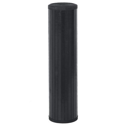 Rug Rectangular Black80x300 cm Bamboo