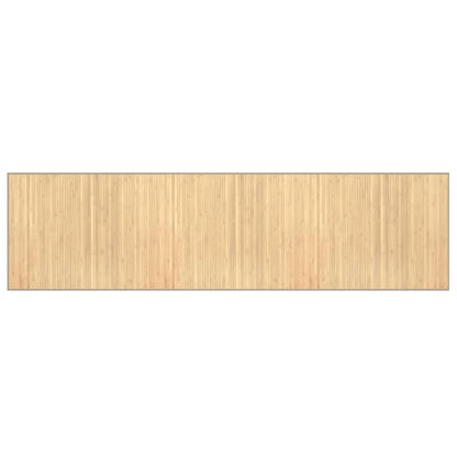 Rug Rectangular Light Natural80x300 cm Bamboo