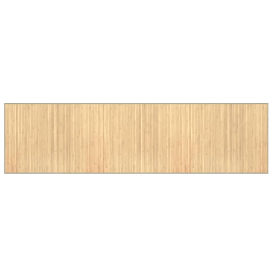 Rug Rectangular Light Natural80x300 cm Bamboo
