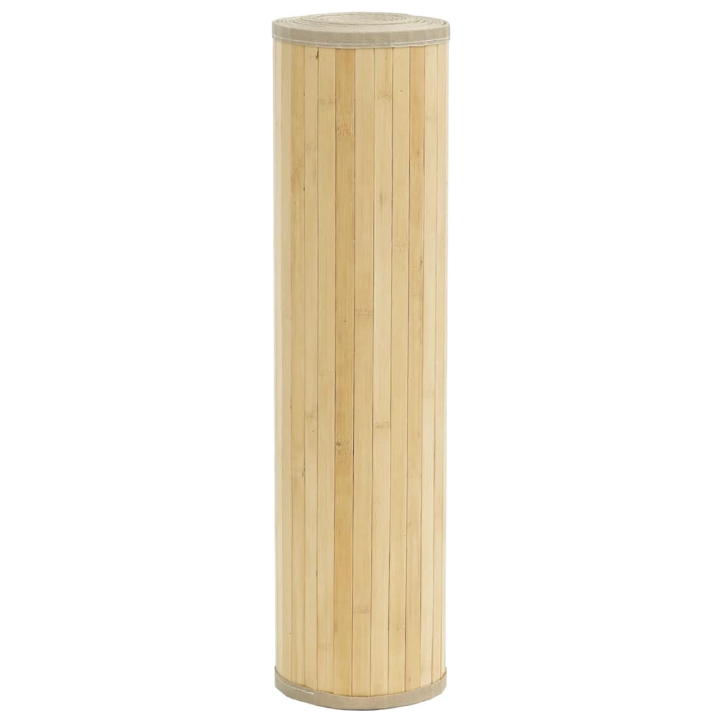 Rug Rectangular Light Natural80x300 cm Bamboo