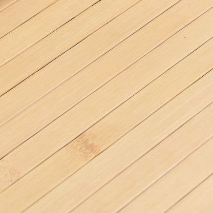 Rug Rectangular Light Natural80x300 cm Bamboo