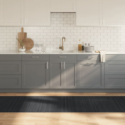 Rug Rectangular Grey80x300 cm Bamboo