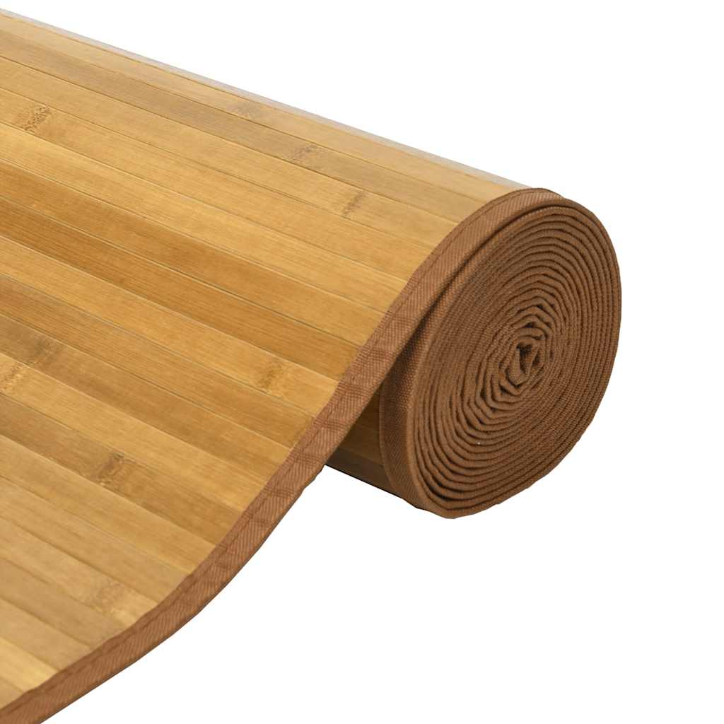 Rug Rectangular Natural 80x400 cm Bamboo
