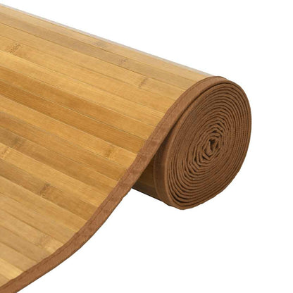 Rug Rectangular Natural 80x400 cm Bamboo