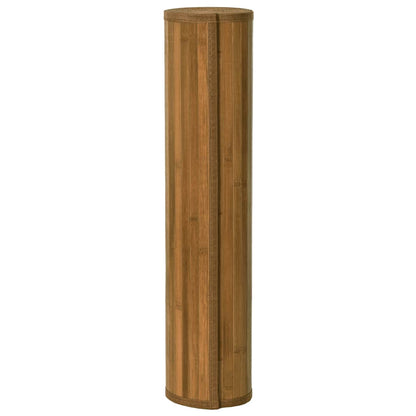 Rug Rectangular Brown80x400 cm Bamboo