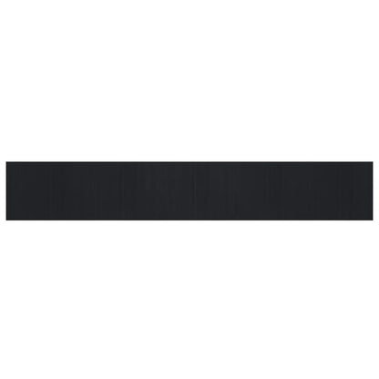 Rug Rectangular Black80x500 cm Bamboo