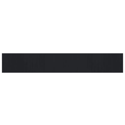 Rug Rectangular Black 80x1000 cm Bamboo