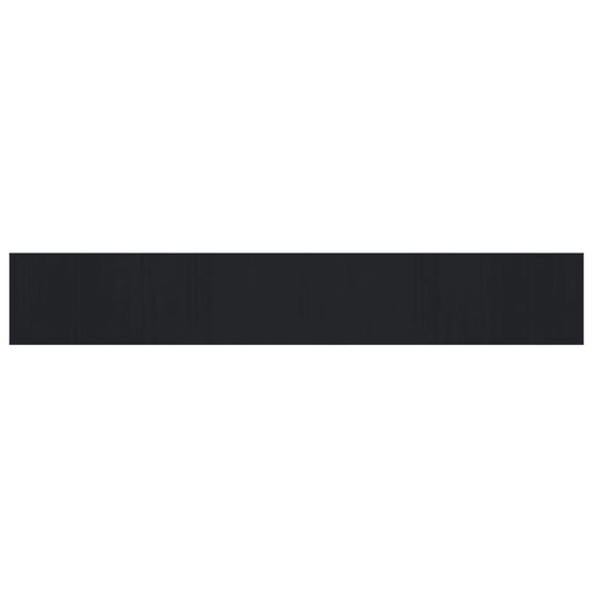 Rug Rectangular Black 80x1000 cm Bamboo