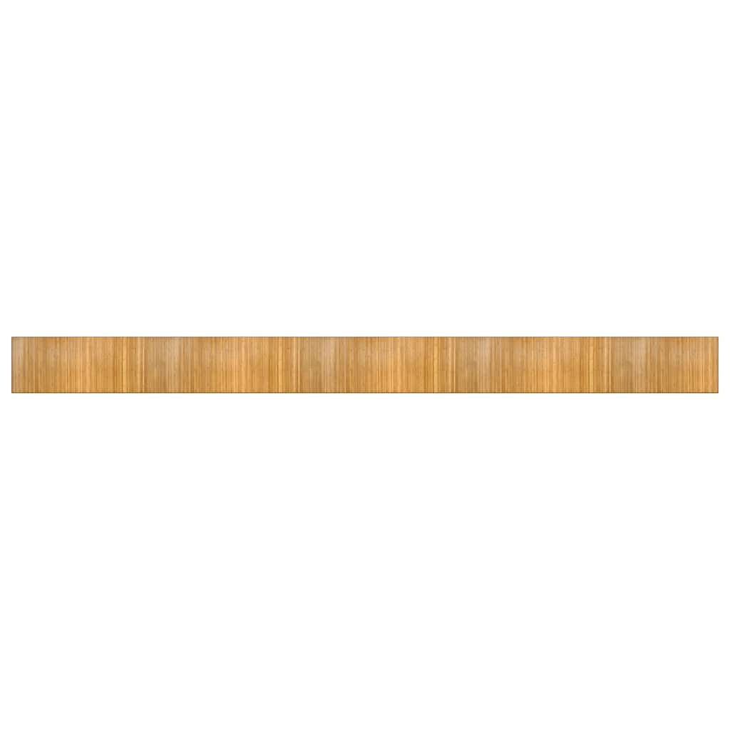 Rug Rectangular Natural 80x1000 cm Bamboo