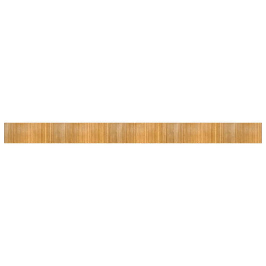 Rug Rectangular Natural 80x1000 cm Bamboo