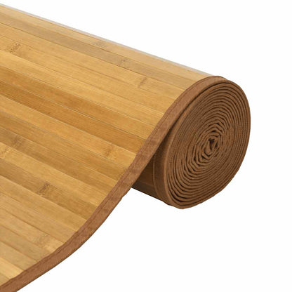 Rug Rectangular Natural 80x1000 cm Bamboo