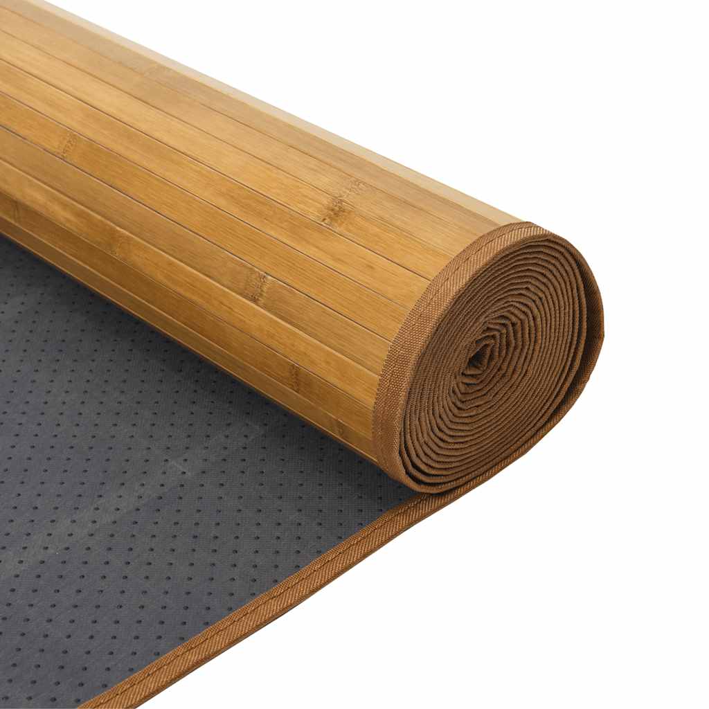 Rug Rectangular Natural 80x1000 cm Bamboo