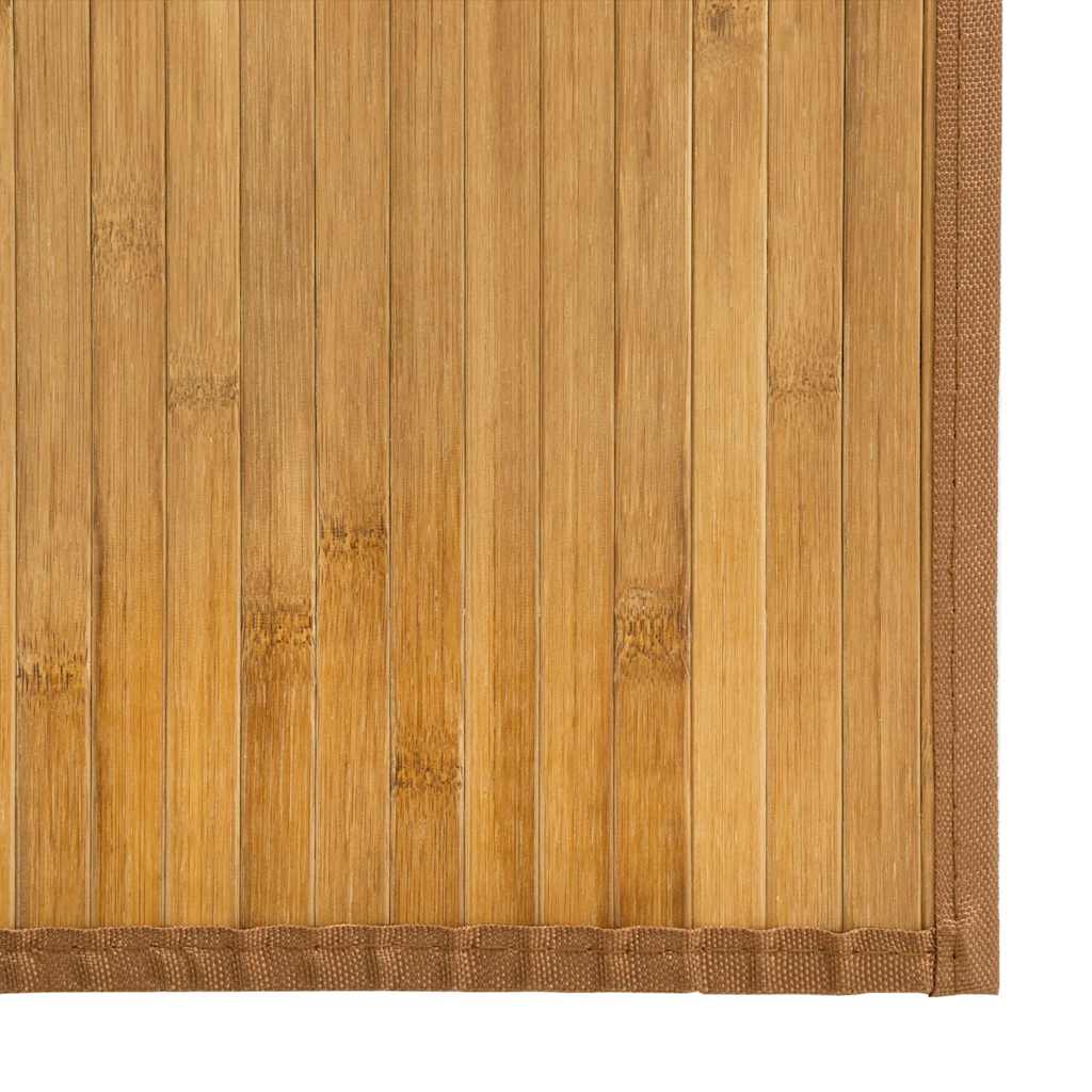Rug Rectangular Natural 80x1000 cm Bamboo
