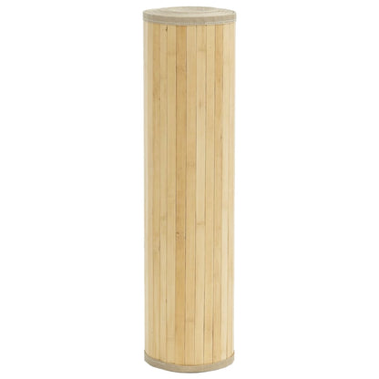 Rug Rectangular Light Natural 80x1000 cm Bamboo