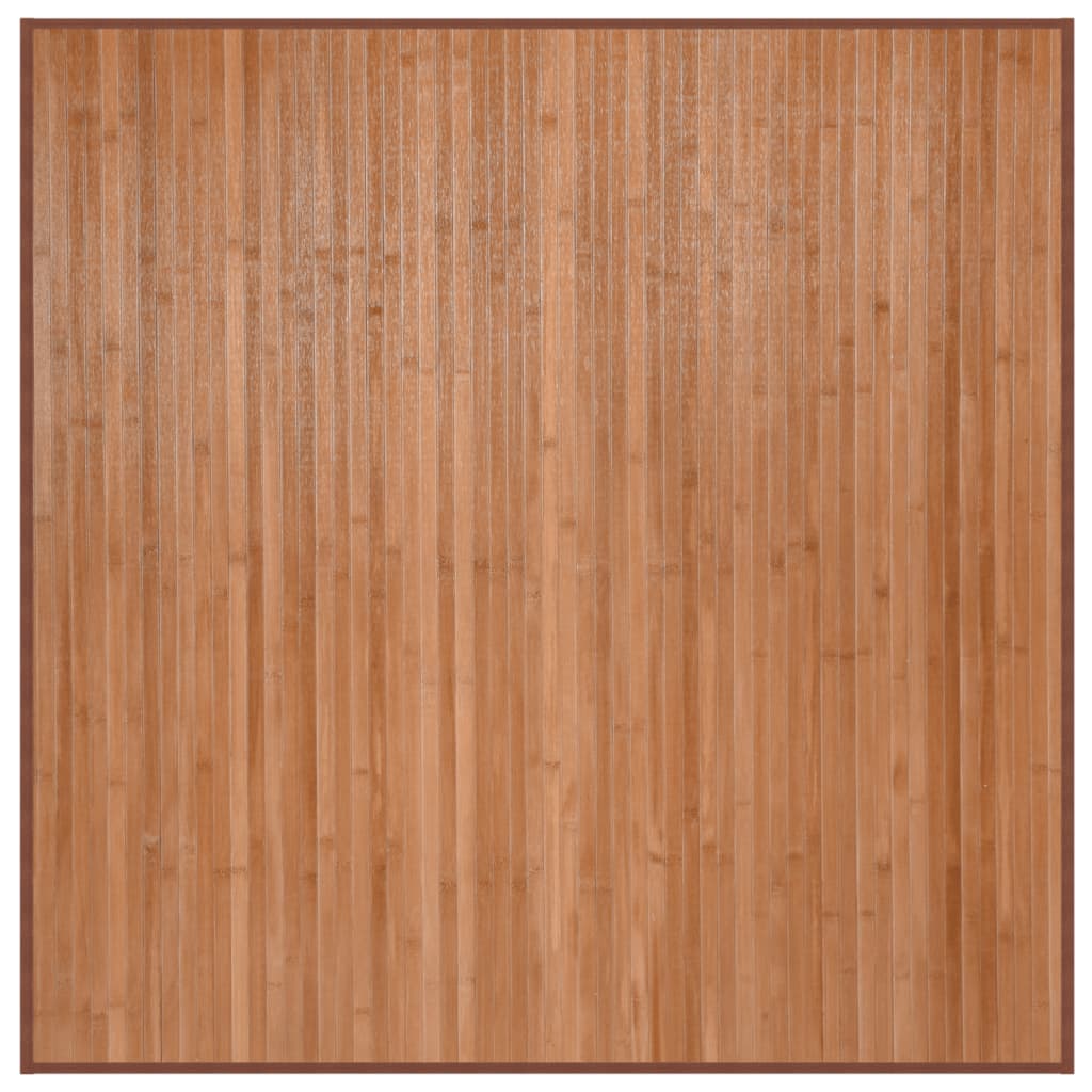 Rug Square Natural100x100 cm Bamboo