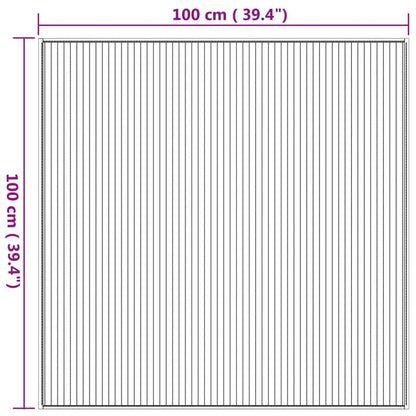 Rug Square Natural100x100 cm Bamboo