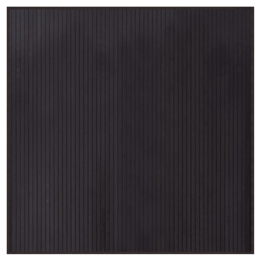 Rug Square Dark Brown100x100 cm Bamboo