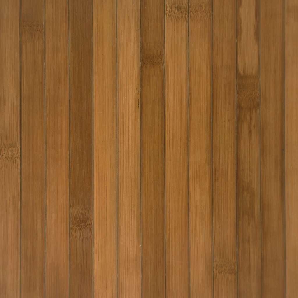 Rug Rectangular Brown 100x200 cm Bamboo