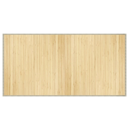 Rug Rectangular Light Natural100x200 cm Bamboo