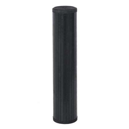 Rug Rectangular Black100x300 cm Bamboo