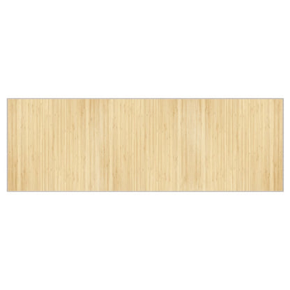 Rug Rectangular Light Natural100x300 cm Bamboo
