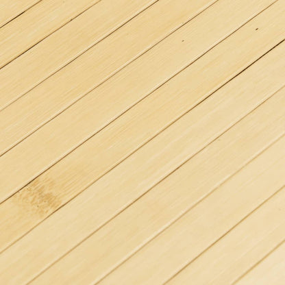 Rug Rectangular Light Natural100x300 cm Bamboo