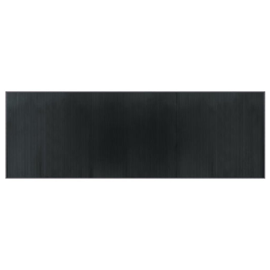 Rug Rectangular Grey100x300 cm Bamboo