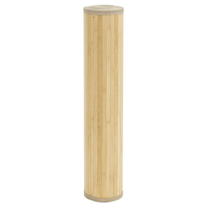 Rug Rectangular Light Natural100x400 cm Bamboo