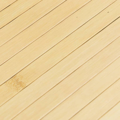 Rug Rectangular Light Natural100x400 cm Bamboo