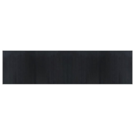 Rug Rectangular Grey100x400 cm Bamboo