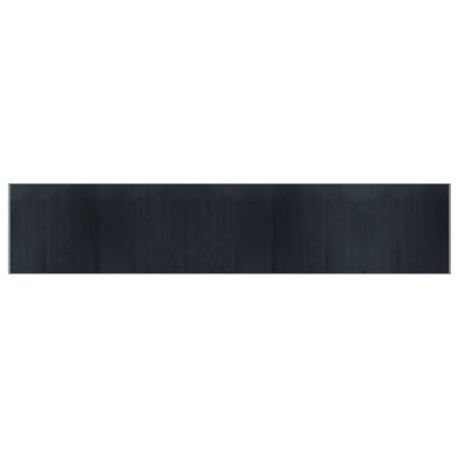 Rug Rectangular Grey 100x1000 cm Bamboo