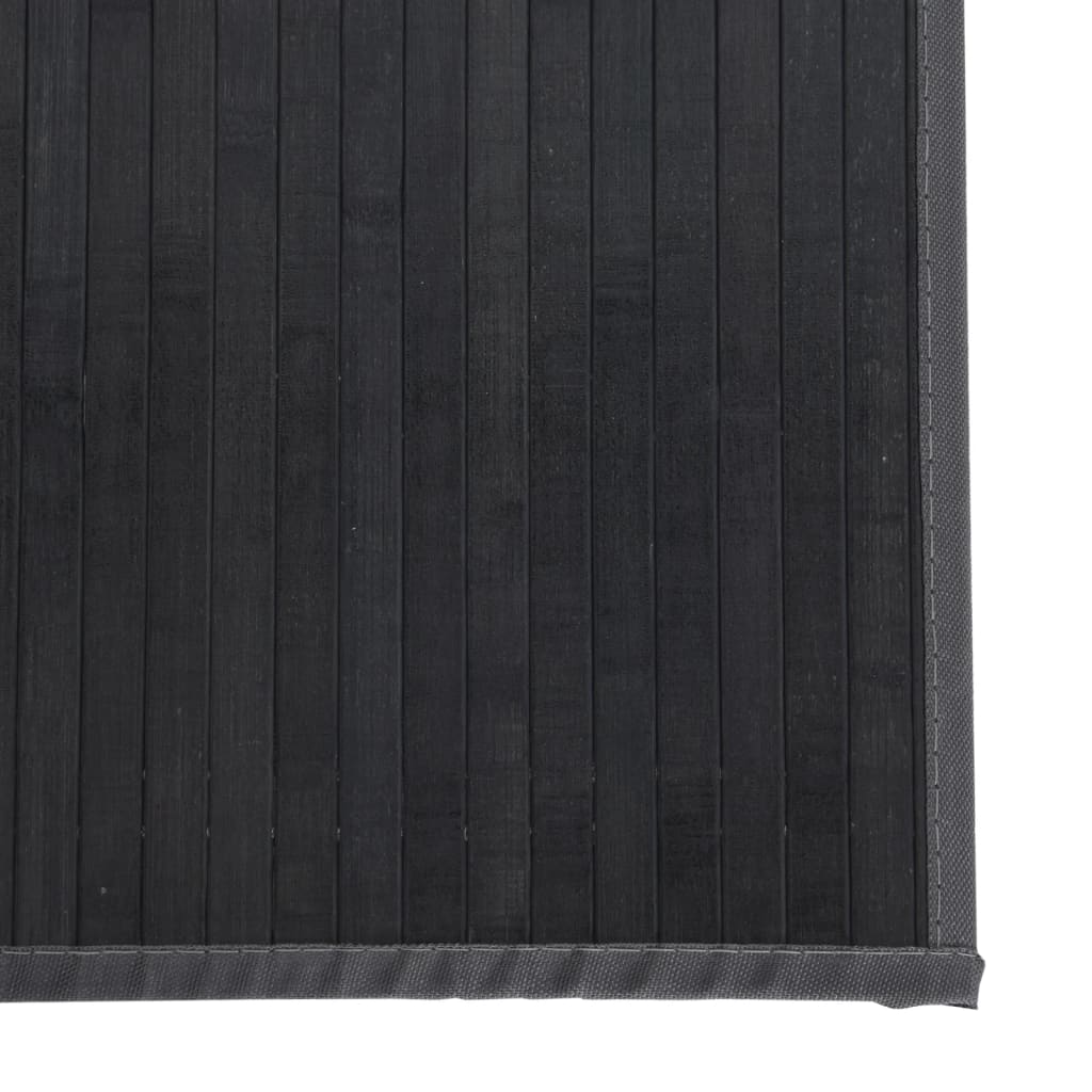 Rug Rectangular Grey 100x1000 cm Bamboo
