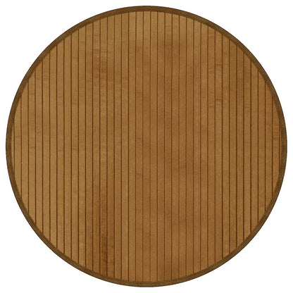 Rug Round Brown60 cm Bamboo