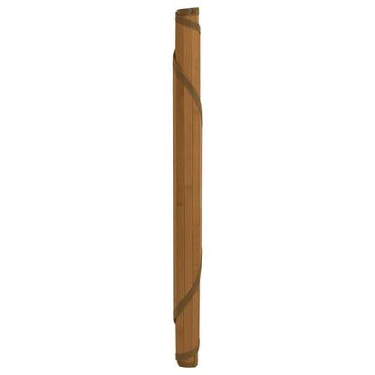 Rug Round Brown60 cm Bamboo