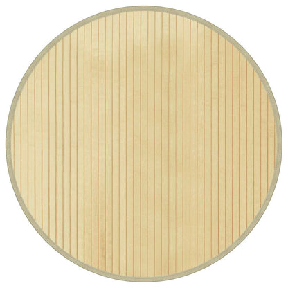 Rug Round Light Natural60 cm Bamboo