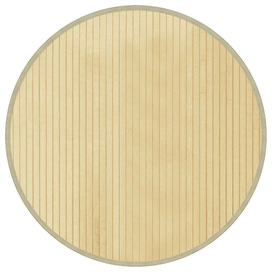 Rug Round Light Natural60 cm Bamboo