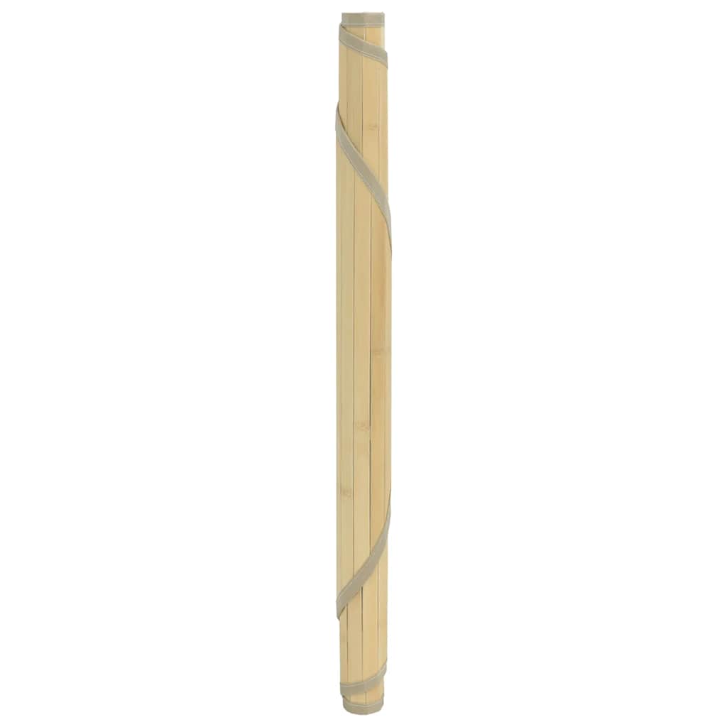 Rug Round Light Natural60 cm Bamboo