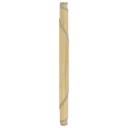 Rug Round Light Natural60 cm Bamboo