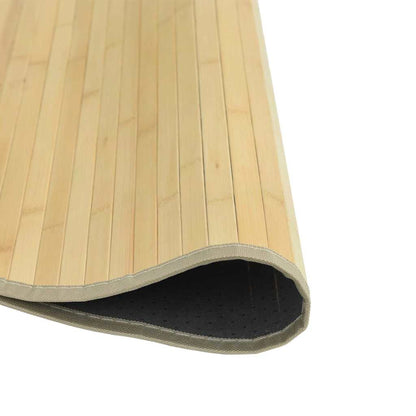 Rug Round Light Natural60 cm Bamboo