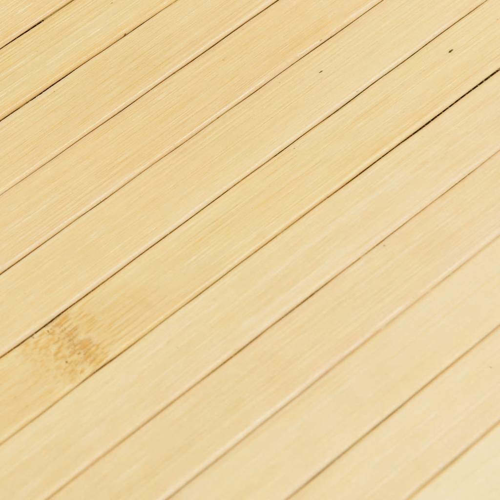 Rug Round Light Natural60 cm Bamboo
