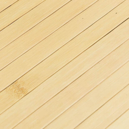 Rug Round Light Natural60 cm Bamboo