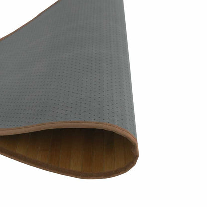 Rug Round Brown80 cm Bamboo