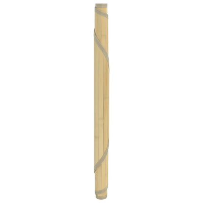 Rug Round Light Natural80 cm Bamboo