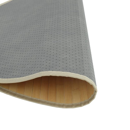 Rug Round Light Natural80 cm Bamboo