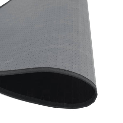 Rug Round Black100 cm Bamboo