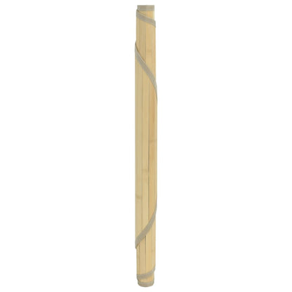 Rug Round Light Natural100 cm Bamboo