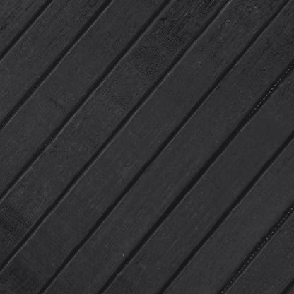 Rug Round Grey100 cm Bamboo