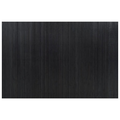 Room Divider Black Width 250 cm Height 165 cm Bamboo