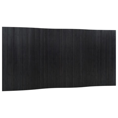 Room Divider Black Width 400 cm Height 165 cm Bamboo