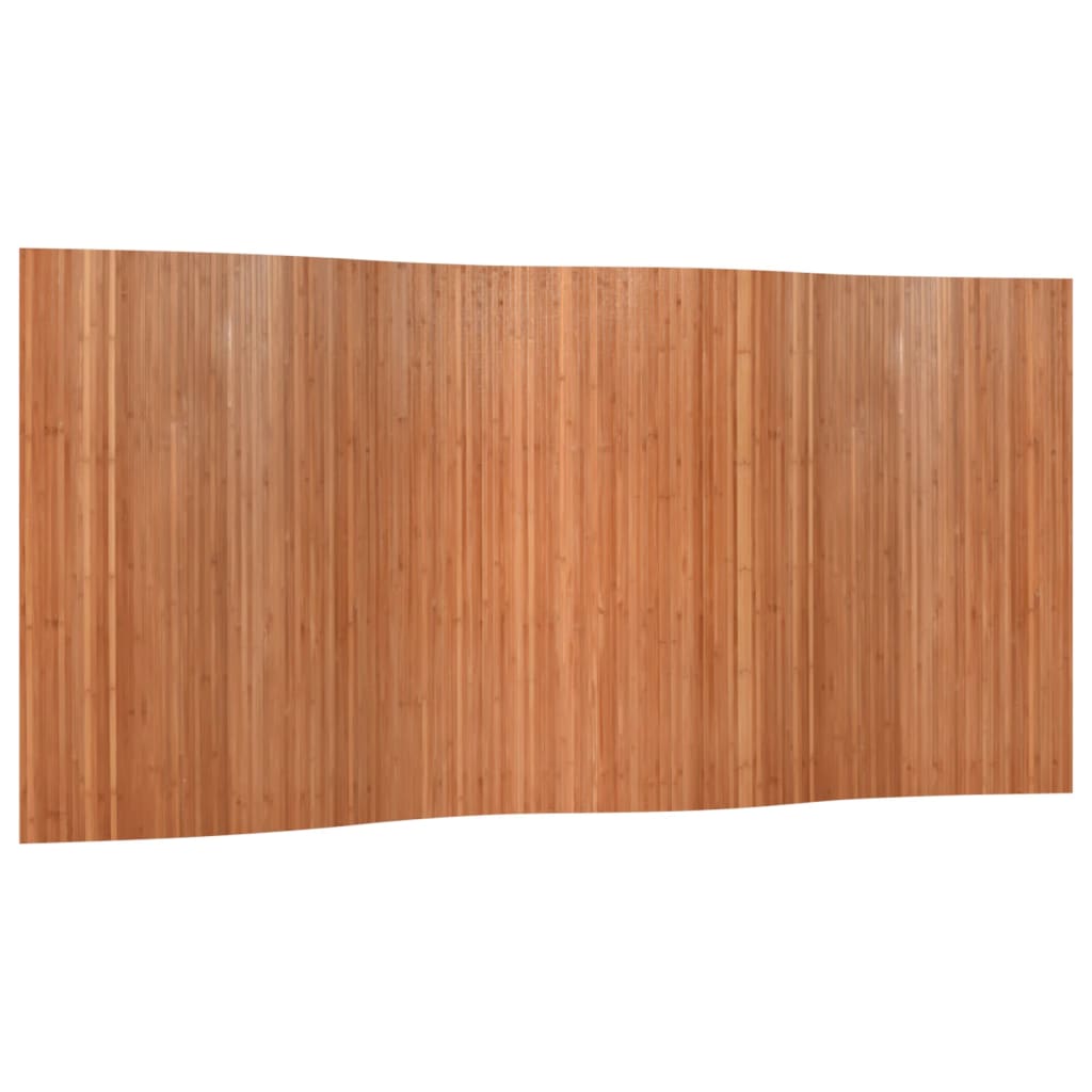 Room Divider Brown Width 400 cm Height 165 cm Bamboo